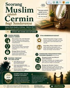 SEORANG MUSLIM ADALAH CERMIN BAGI SAUDARANYA